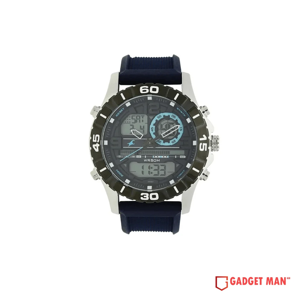 Fastrack Quartz 38035SP02 Analog Digital Silicone Strap Men's Watch