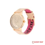Fastrack Ruffles 6206wl01 Leather Strap Women's Watch