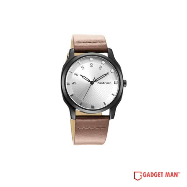 Fastrack Stunners 3255NL02 Quartz Analog Leather Strap Men’s Watch