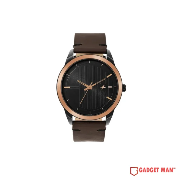 Fastrack Stunners 3308KL01 Quartz Analog Leather Strap Men's Watch