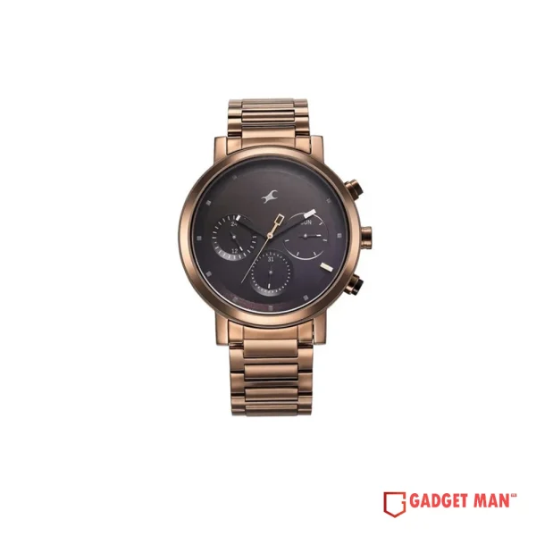 Fastrack Tick Tock 3287KM07 Quartz Analog Stainless Steel Strap Men's Watch