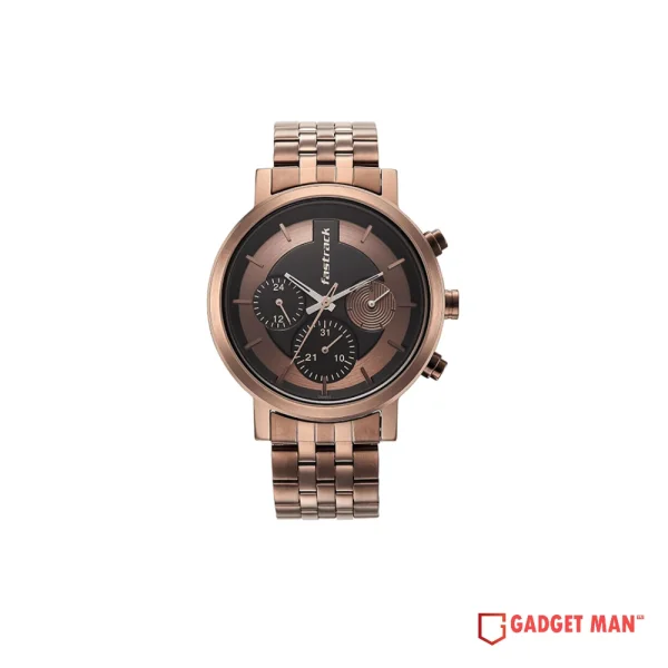 Fastrack Tick Tock Quartz 3287QM03 Analog Stainless Steel Men's Watch