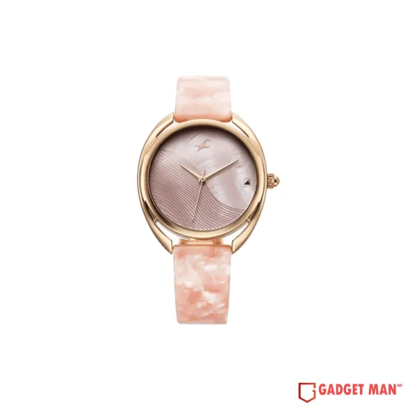 Fastrack Younique Quartz 68036KD01 Analog Leather Strap Women’s Watch