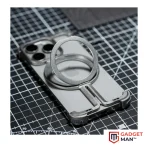Flexible Shockproof Highly Metal Protective Pivot Guard Wireless Magnetic Ring Stand Anti Scratch Case