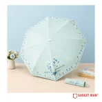 Floral Print Dual-Color Folding Umbrella