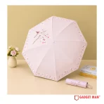 Floral Print Dual-Color Folding Umbrella