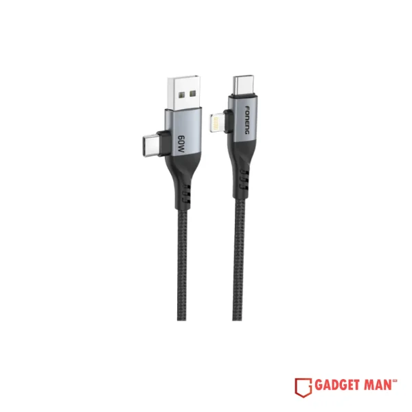 Foneng X92 60W 4 in 1 Braided Cable