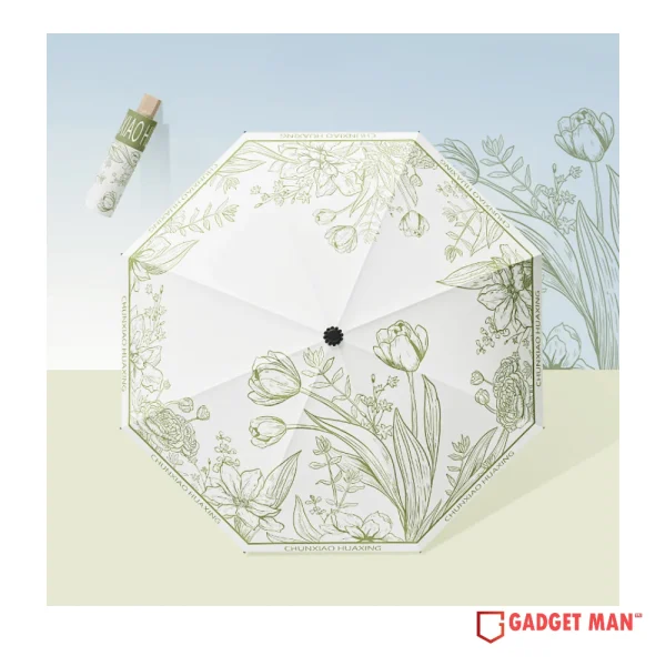 Fresh Vibe Dual-Use Anti-UV Folding Umbrella