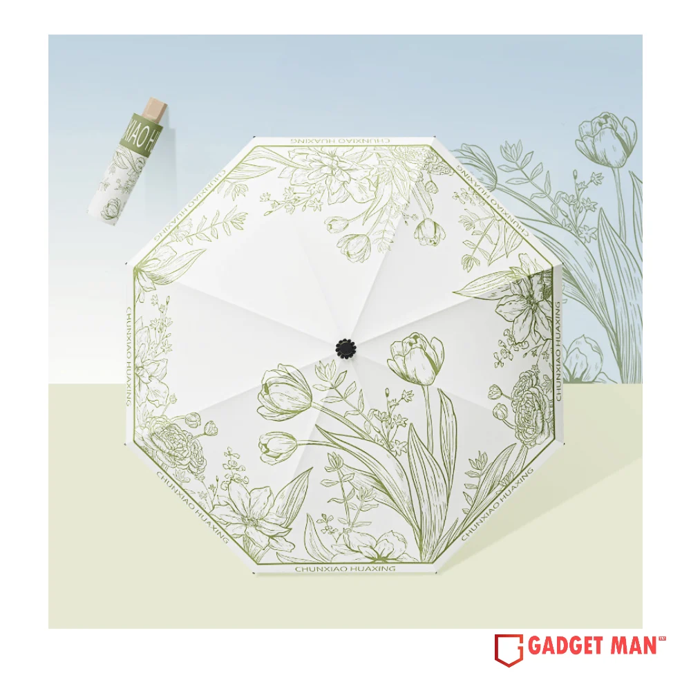 Fresh Vibe Dual-Use Anti-UV Folding Umbrella
