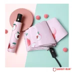 Fruit Print Design Protective Folding Umbrella