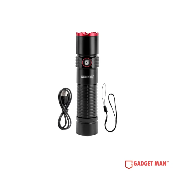 Geepas GFL51065 Rechargeable LED Flashlight