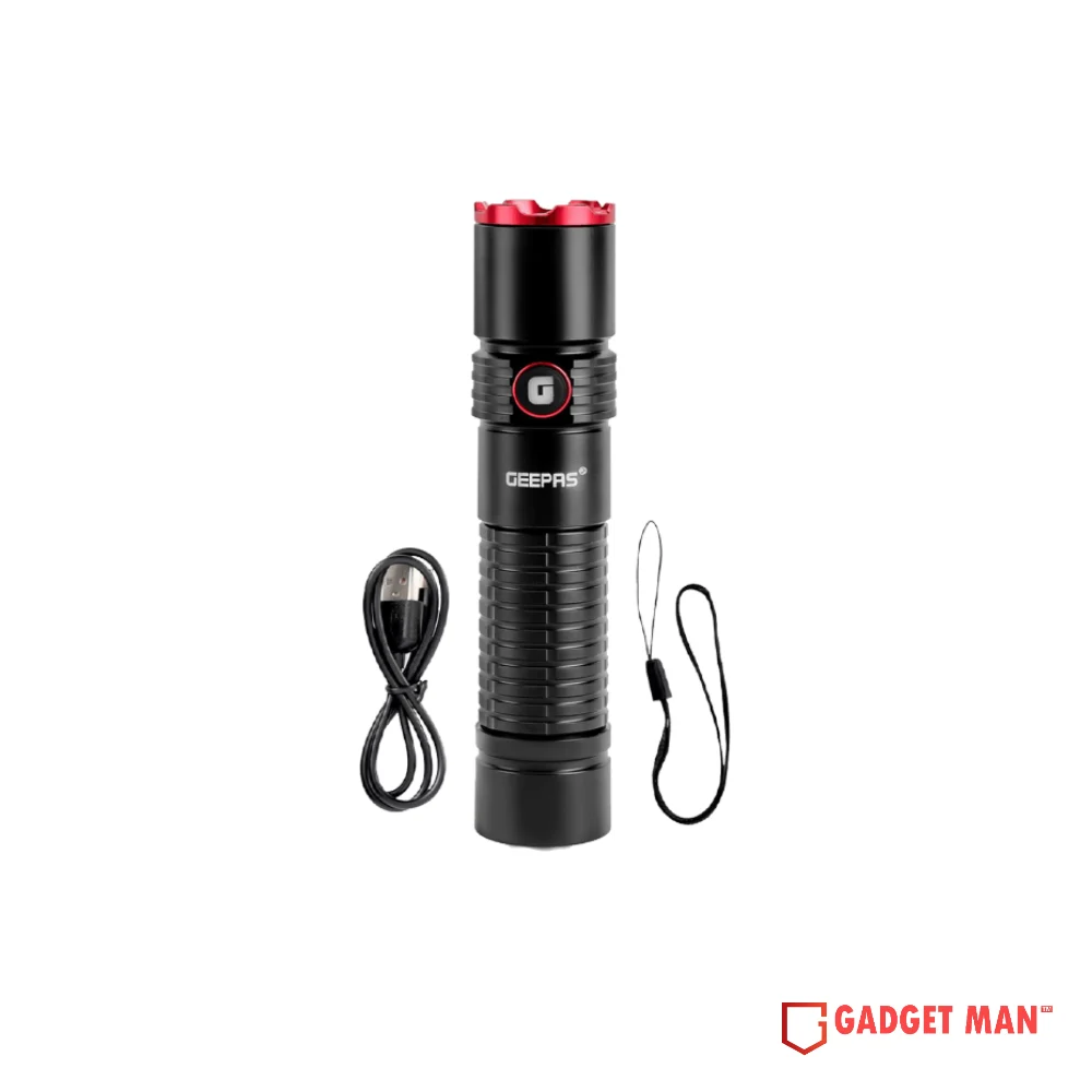 Geepas GFL51065 Rechargeable LED Flashlight