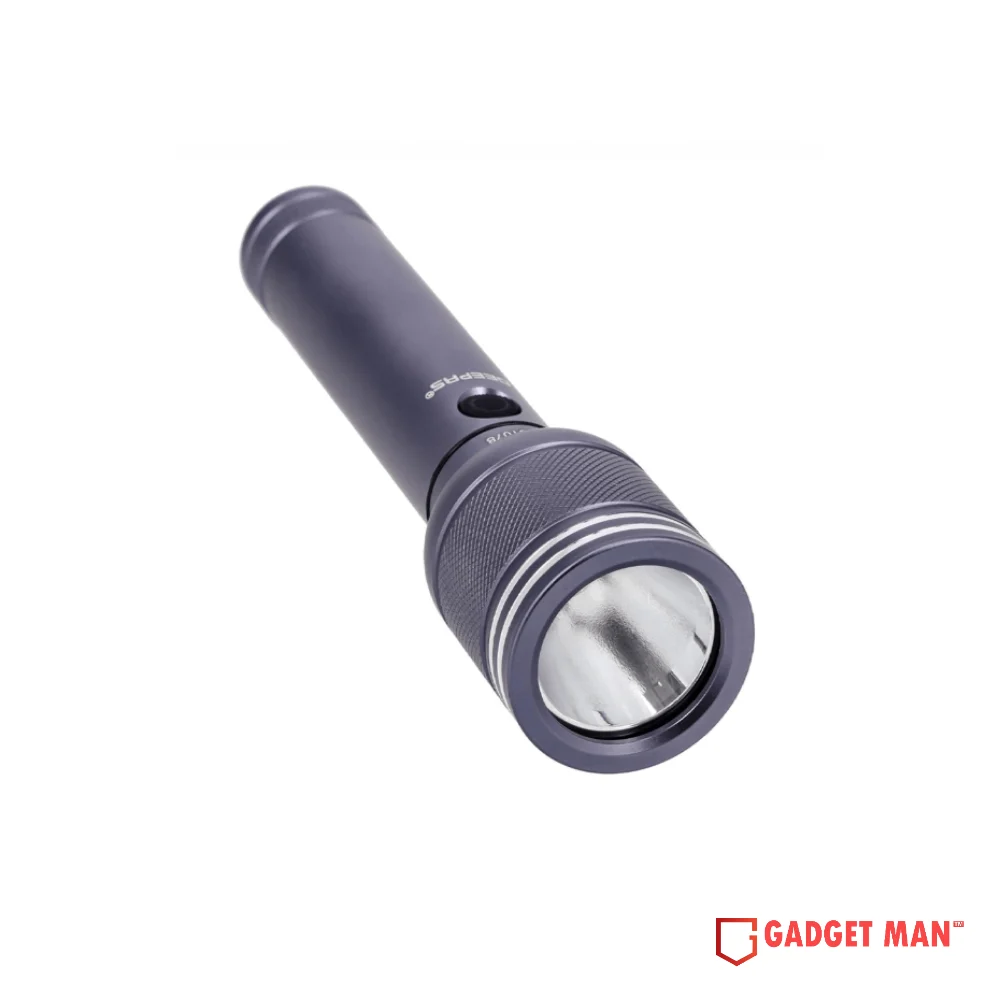 Geepas GFL51078 USB Rechargeable Waterproof LED Flashlight