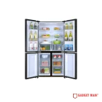 Haier HRF-578TPB French T-Door No Frost Refrigerator - 522L
