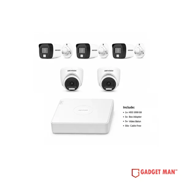 Hikvision 5 Unit Security Package