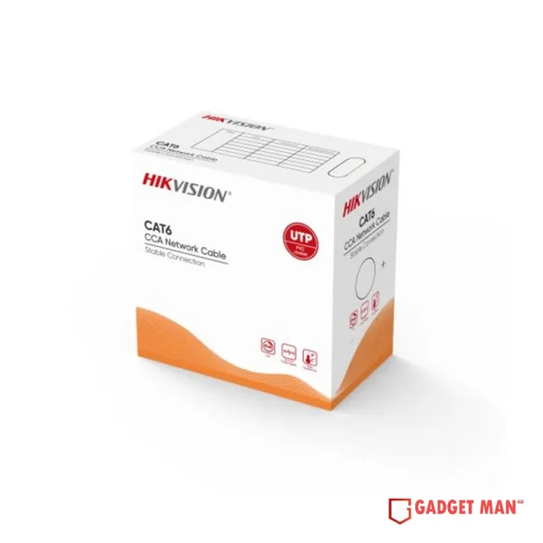 Hikvision DS-1LN6U-Z/CCA PVC 23AWG CCA Cat6 UTP Cable