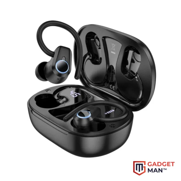 Hoco EQ8 Pure Joy Over-Ear Hook True Wireless Earbuds – Bluetooth 5.3 & LED Power Display