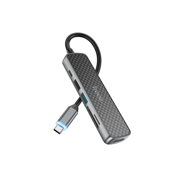 Hoco HB24 6 in 1 USB-C Multifunction Adapter 60W
