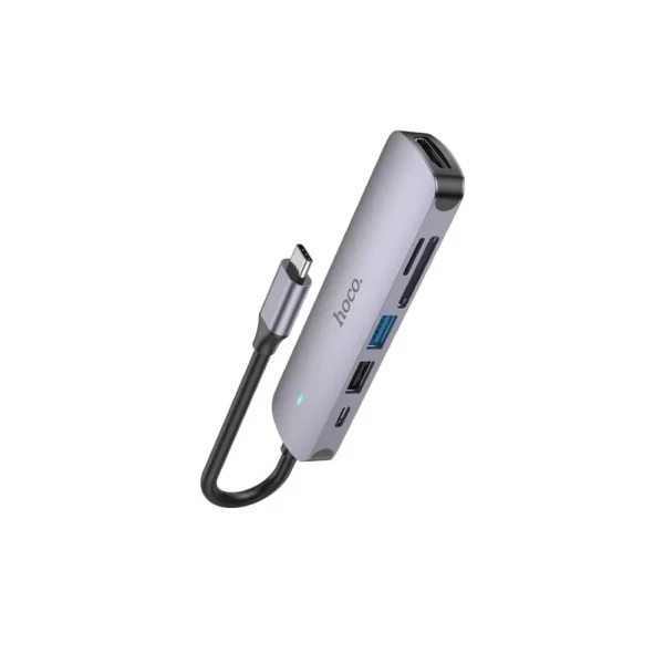 Hoco HB28 6 in 1 USB-C Multifunction Adapter 60W