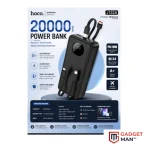 HOCO J132A 20000mAh Power Bank with Built-in Cables & 22.5W Fast Charging