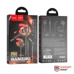 Hoco M105 Sharp 3.5mm Wired Gaming Earphone With Detachable Mic