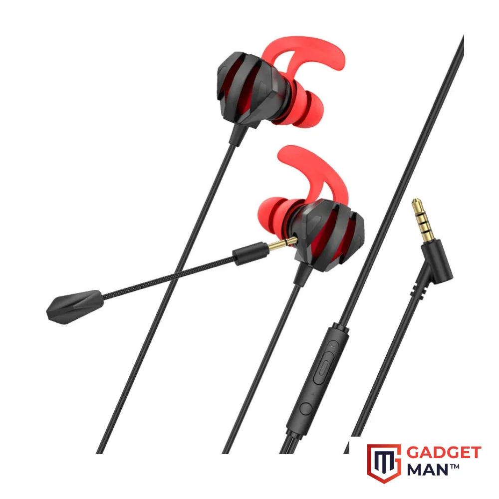 Hoco M105 Sharp 3.5mm Wired Gaming Earphone With Detachable Mic