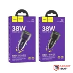 Hoco Z52 38W USB-C Port Car Charger Fast Charger