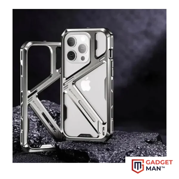 Hollow Highly Protective Metal Ultra-thin Plus Anti-scratch Shockproof Protective Titanium Alloy Armor Frame Case