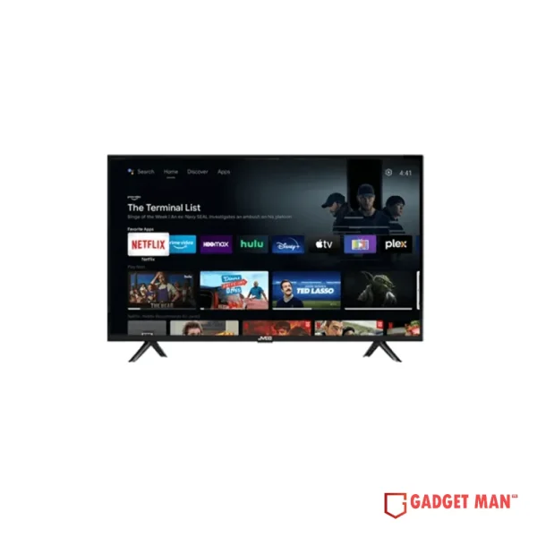 JVCO J9TS 32-inch Double Glass Voice Control Smart Android LED TV