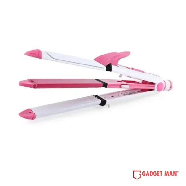Kemei KM-1213 Professional Ceramic Coating 3 In 1 Hair Iron Curler Curling Iron Hair Styling
