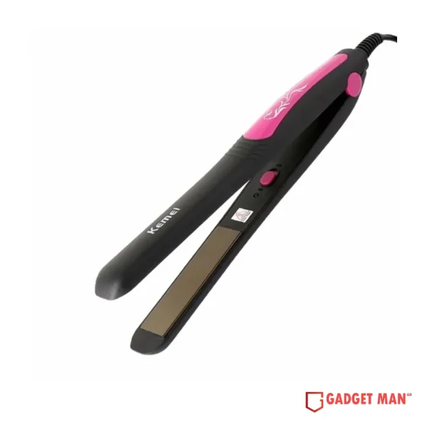 Kemei KM-328 Professional Hair Straightener (Pink)