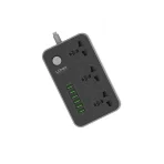 LDNIO 6 USB Ports with 3 Anti Static Power Socket