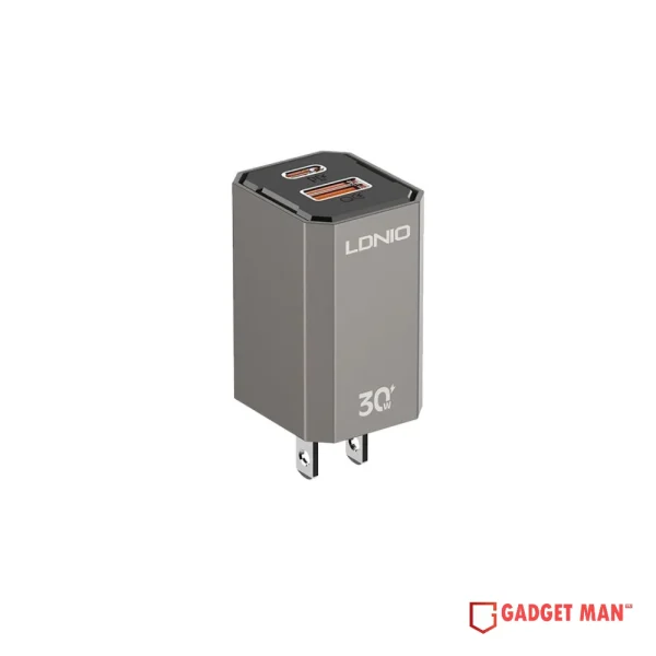LDNIO A2527C 30W PD QC3.0 Fast Wall Charger