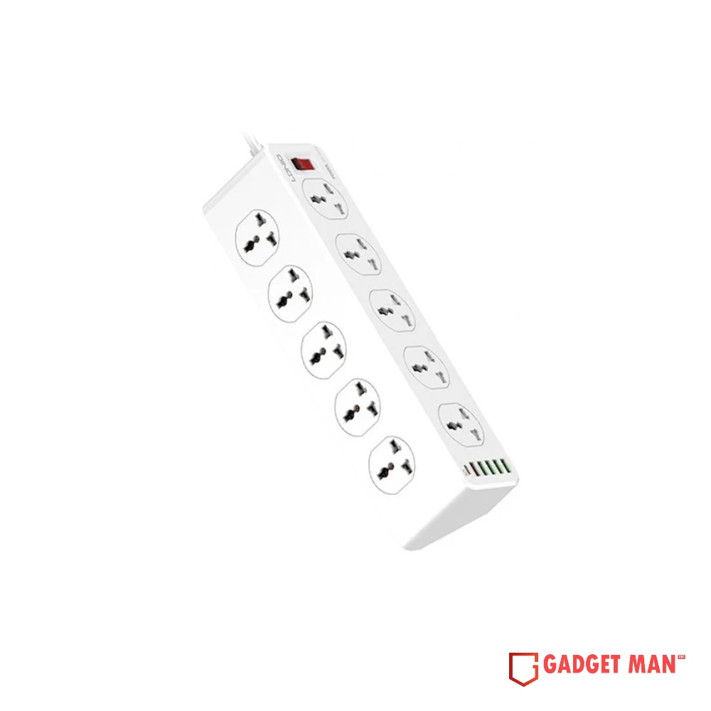 ldnio-sc10610-10-outlets-pd-qc3-0-5-usb-a-1-usb-c-port-gadgetman LDNIO SC10610 10 Outlets PD&QC3.0 5 USB-A&1 USB-C Port