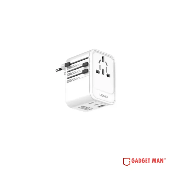 Ldnio Z6 3 USB Ports GaN Travel Adapter