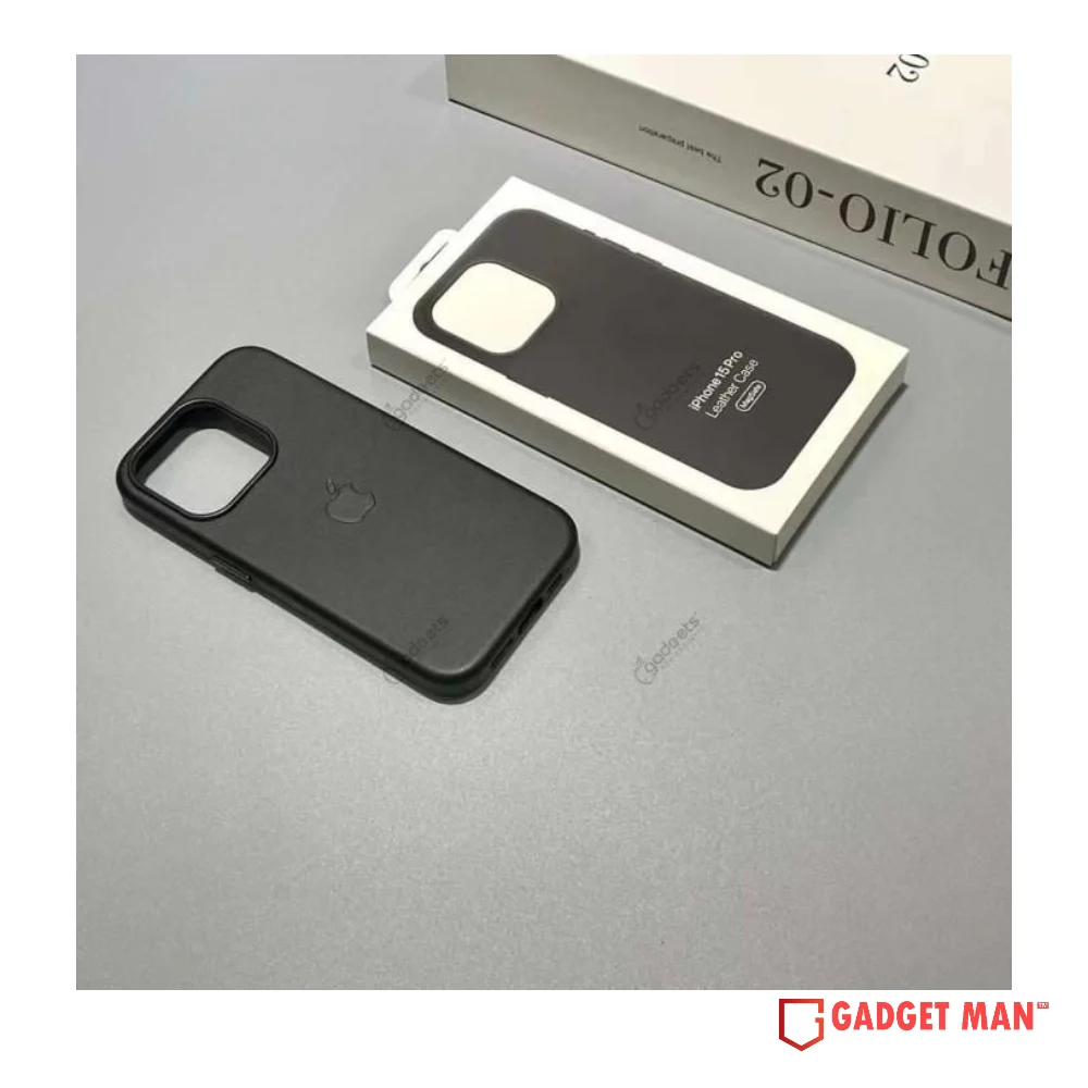 Leather Case with MagSafe for iPhone 15 Series