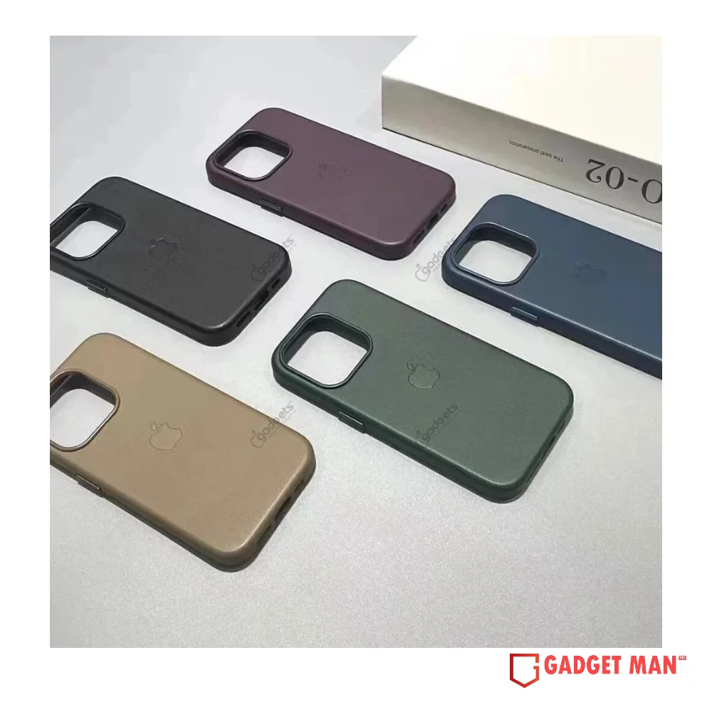 Leather Protective Case with MagSafe for iPhone 14 Pro Max