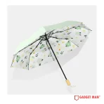 Lumina Classic Tri-Fold Woodden Anti-UV Umbrella