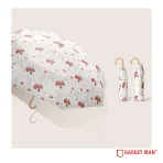 Lumina Gold Hook-Style Curved-Handle Anti-UV Umbrella