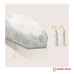Lumina Gold Hook-Style Curved-Handle Anti-UV Umbrella