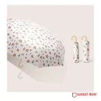 Lumina Gold Hook-Style Curved-Handle Anti-UV Umbrella
