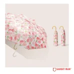 Lumina Gold Hook-Style Curved-Handle Anti-UV Umbrella