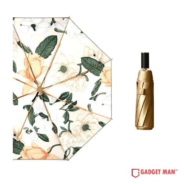 Lumina Titanium Tri-Fold Anti-UV Umbrella