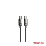 Mcdodo CA-284 Auto Power Off Type-C to Type-C Transparent Data Cable 100W - 1.2M