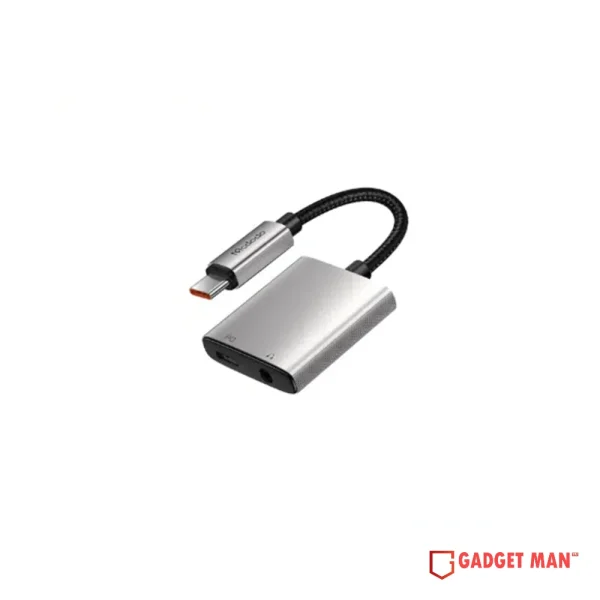 Mcdodo CA-5050 2 in 1 USB-C to DC3.5 & USB-C Audio Adapter