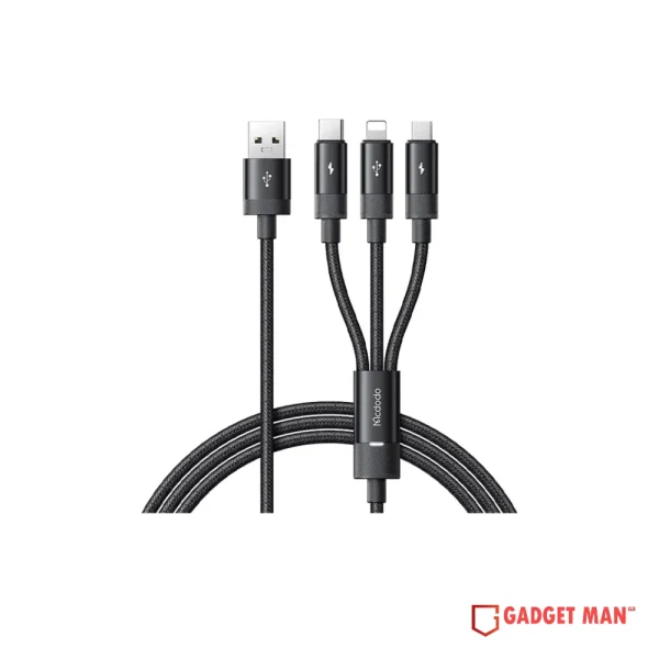 Mcdodo CA-5790 1.2M 3-in-1 Lightning Charging Cable
