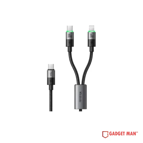 McDodo CA-6700 2-in-1 USB-C to USB-C & Lightning Fast Charging Cable
