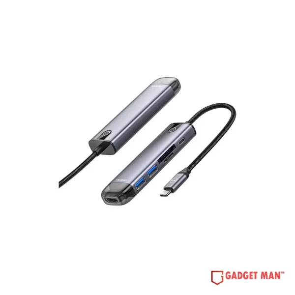 Mcdodo HU-7740 6 in 1 USB-C Hub 100W