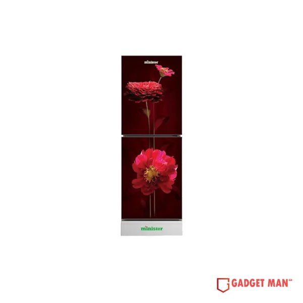 Minister M-175G Maroon Peony Refrigerator - 175L