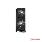 Minister M-266 Blue Marble Lotus Black Full Match Refrigerator - 266L